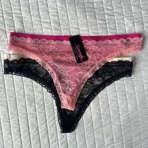 NWT Youmita 2 lace thong bundle